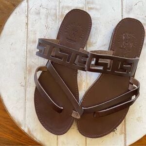 Kouros Leather Sandals - Handmade in Greece
